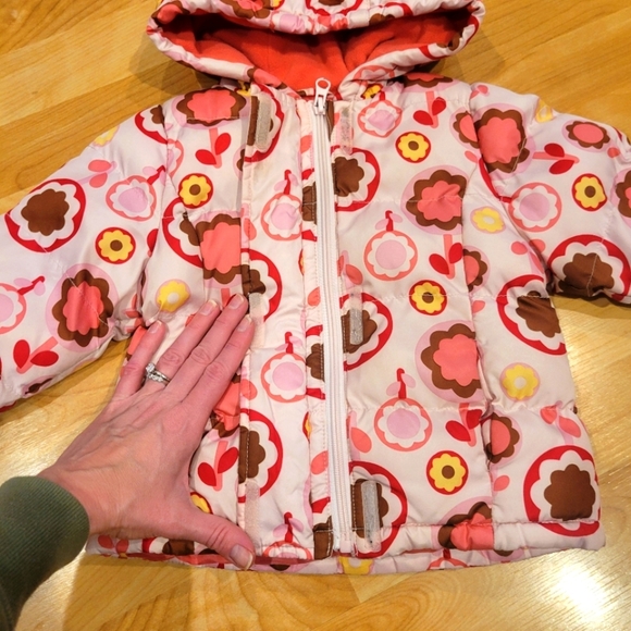 Circo Baby Girl Winter Puffer Coat Size 18 Months - Picture 2 of 8